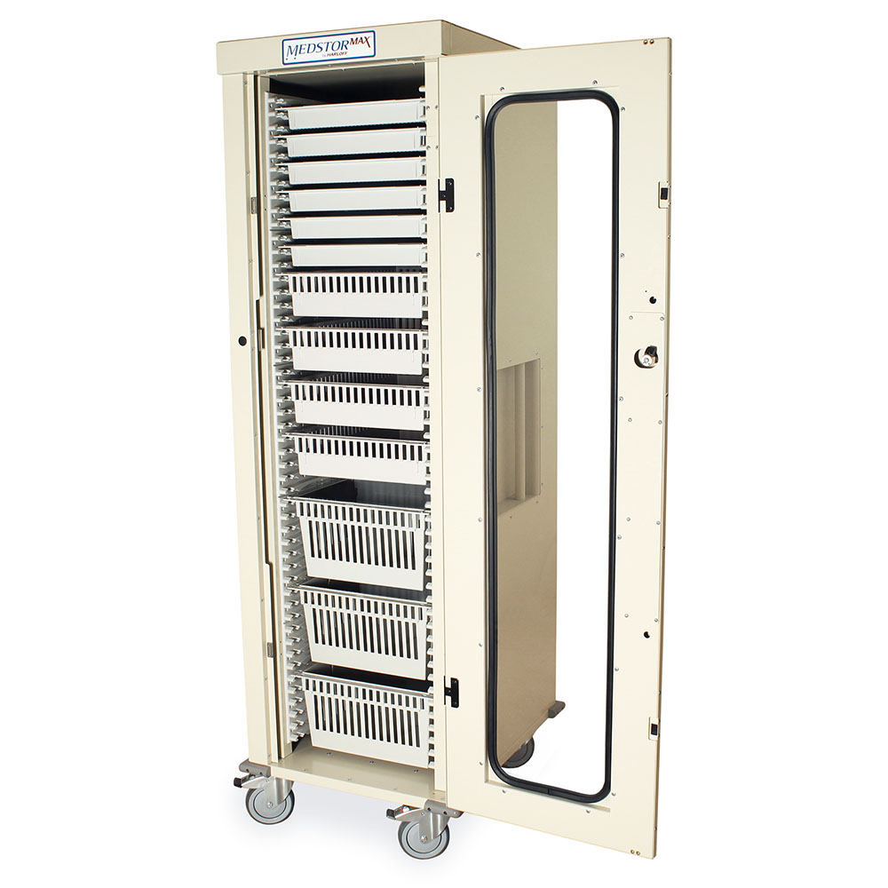 Complete 13-tray storage package for single column MedStor Max cabinet