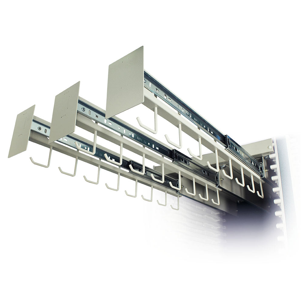 Catheter slide shelf for storing vascular catheters in MedStor Max