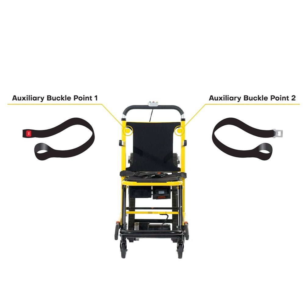 Genesis Mobile Stairlift 4 point seat belt harness installation