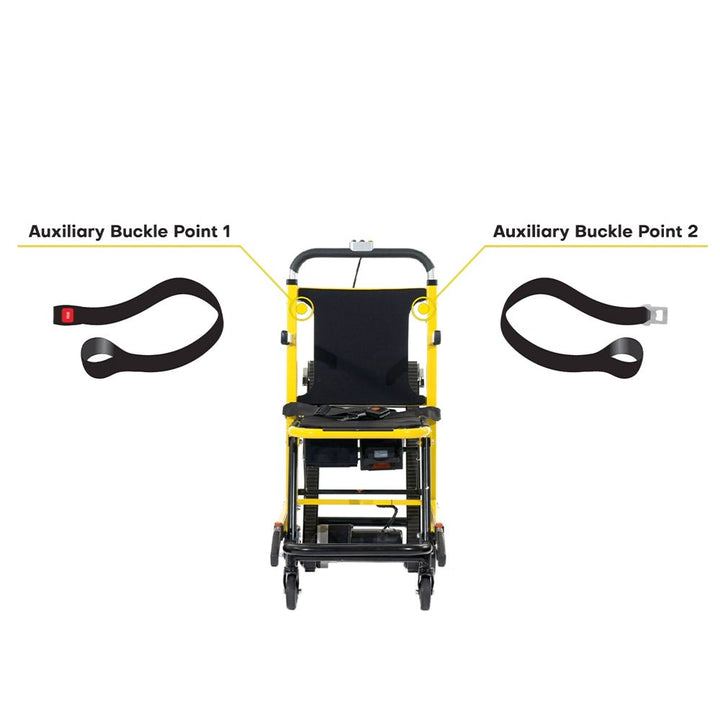 Genesis Mobile Stairlift 4 point seat belt harness installation