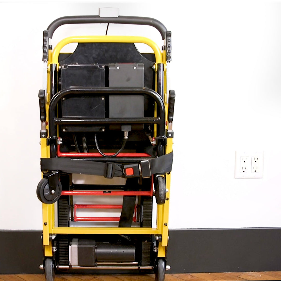 Mobile Stairlift wall mount storage hook side view