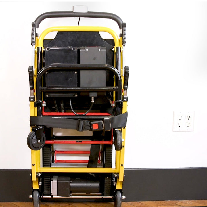Mobile Stairlift wall mount storage hook side view