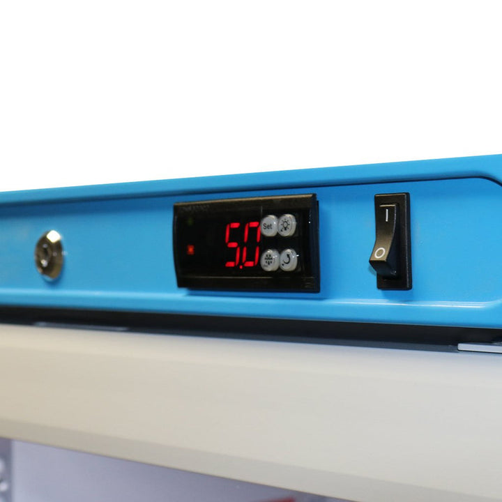 Pharmacold NAB-60 digital temperature controller close-up