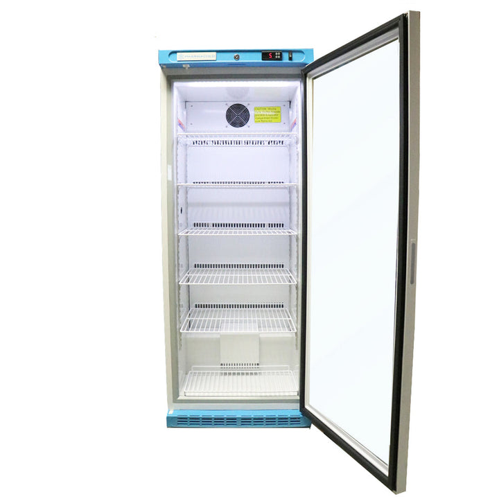 Pharmacold NAB-260 upright vaccine refrigerator open interior