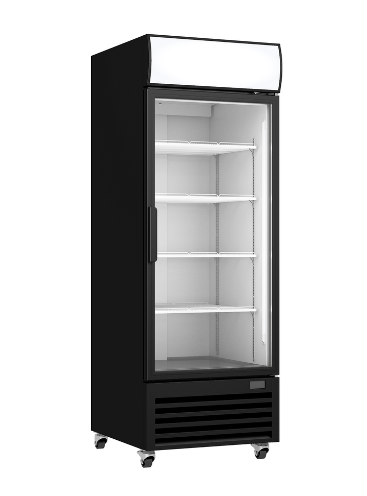NAR-S26-A general purpose lab refrigerator glass door front view