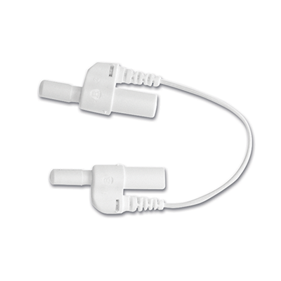 Natus reusable touchproof interconnection cable with stackable 1.5mm male and female connectors