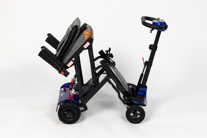 Genie lightweight scooter folded compact for storage