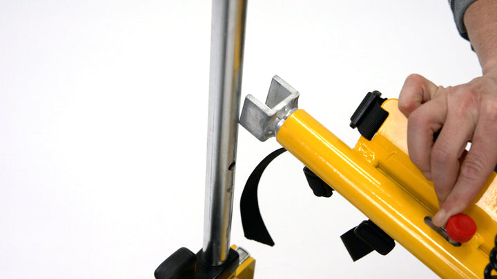 Genesis ECO stairlift top mount oxygen tank holder