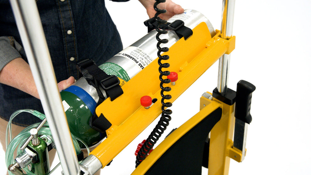 Standard C size oxygen tank holder for Genesis stairlift