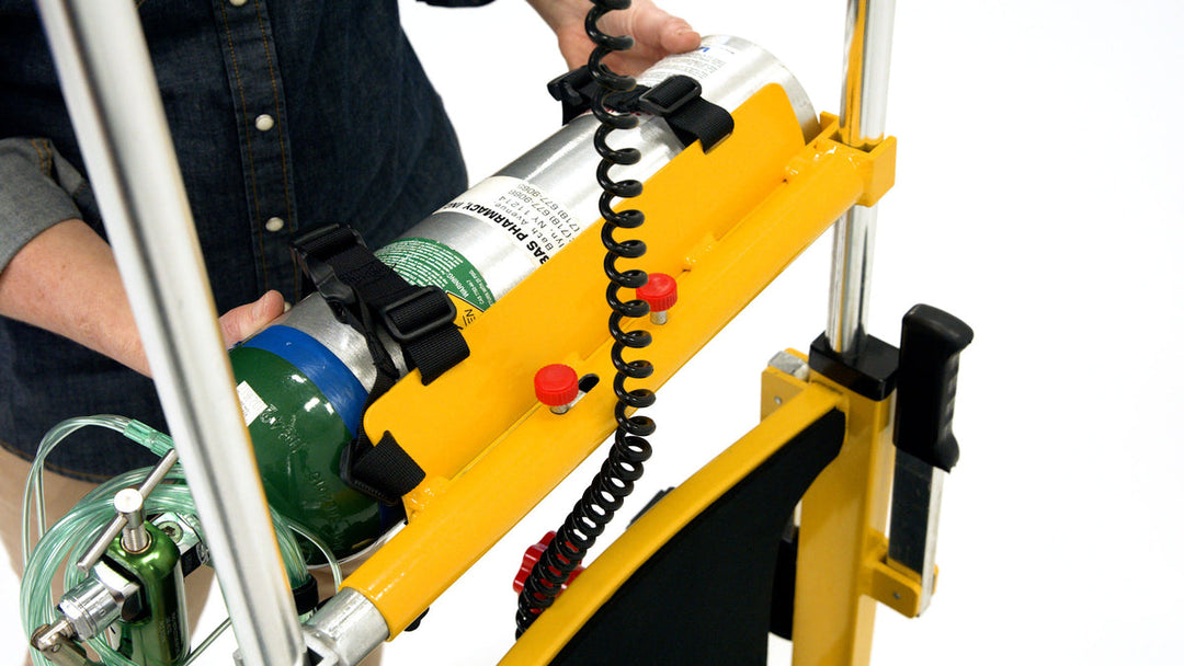 Standard C size oxygen tank holder for Genesis stairlift