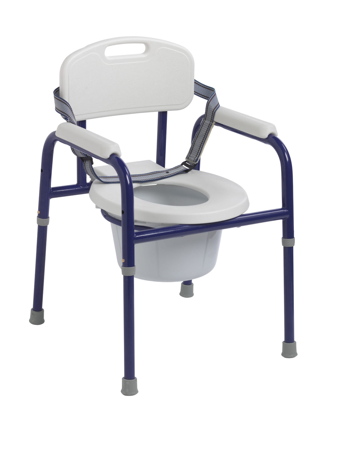 Pinniped Pediatric Commode with red welded steel frame