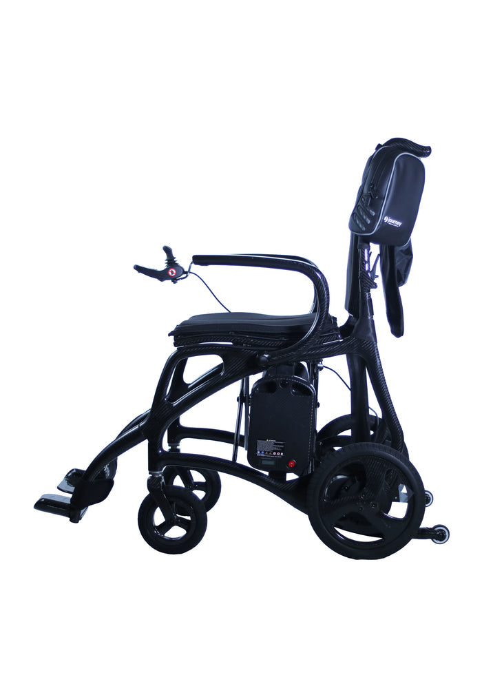 Journey Air Elite Max power chair left profile view
