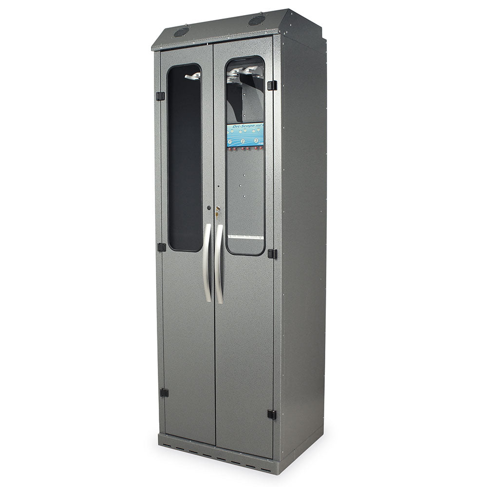 Gray SureDry 10 Scope Drying Cabinet with Dri-Scope Aid front angle view