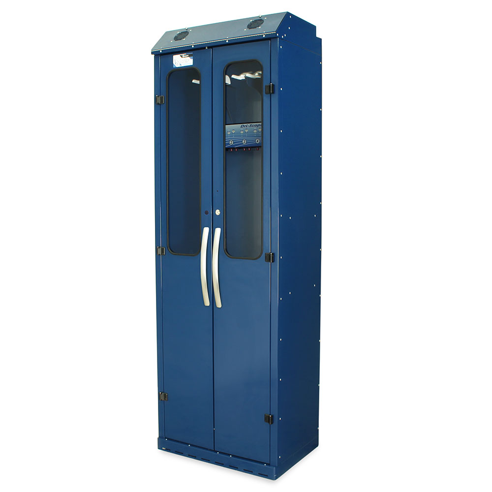 Navy SureDry 10 Scope Cabinet with Dri-Scope Aid right side view