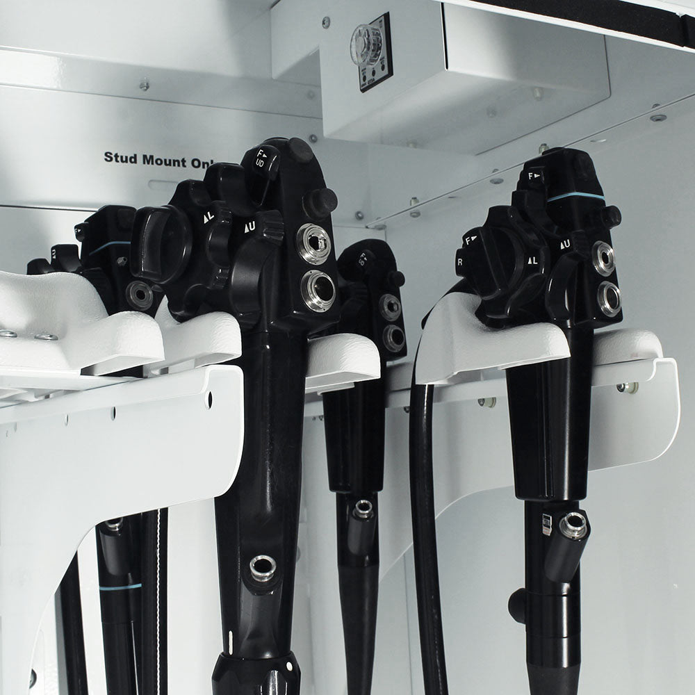 SureDry 10 Cabinet – White unit closeup of locking mechanism
