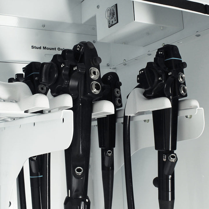 SureDry 10 Cabinet – White unit closeup of locking mechanism