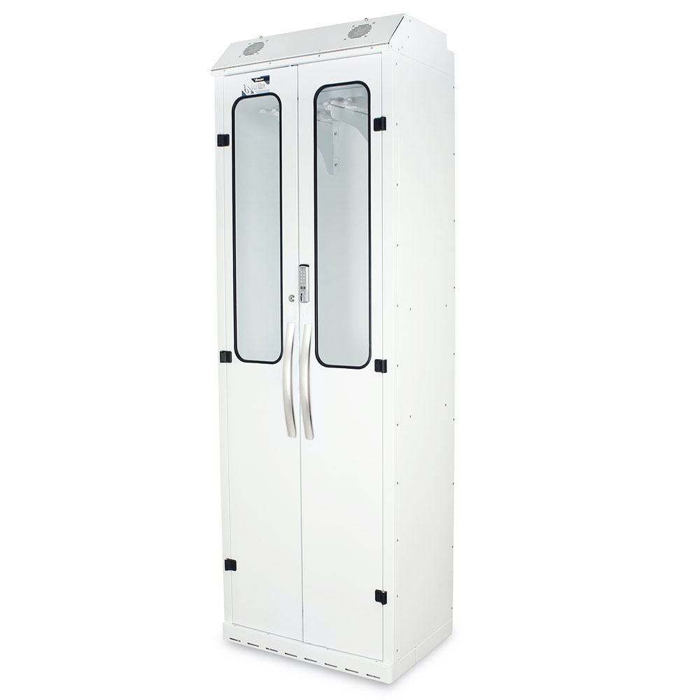 SureDry 10?Scope Drying Cabinet, white, left side closed