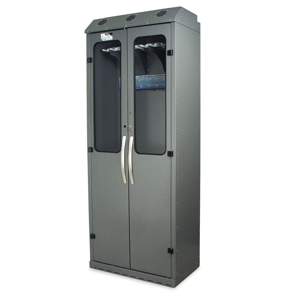 SureDry 14-scope cabinet with Dri-Scope Aid® gray angled front