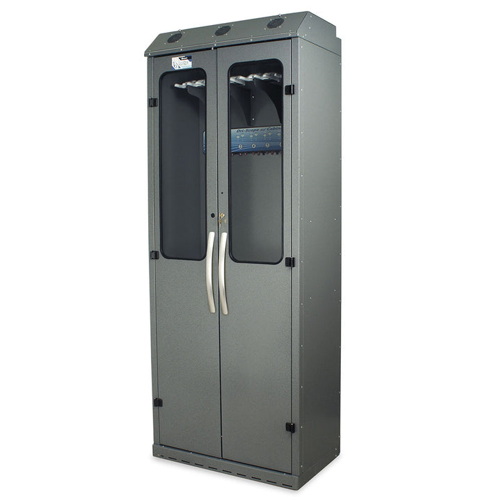 SureDry 14-scope cabinet with Dri-Scope Aid® gray angled front