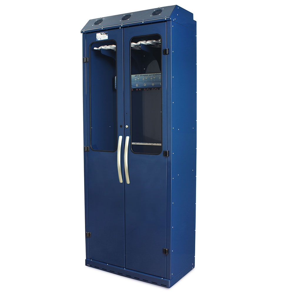 SureDry 14-scope cabinet with Dri-Scope Aid® navy side view