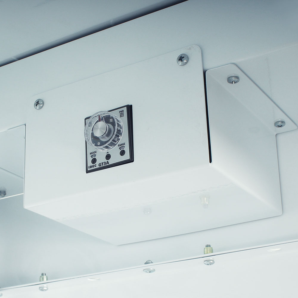 Dri-Scope Aid® drying cabinet timer closeup white model