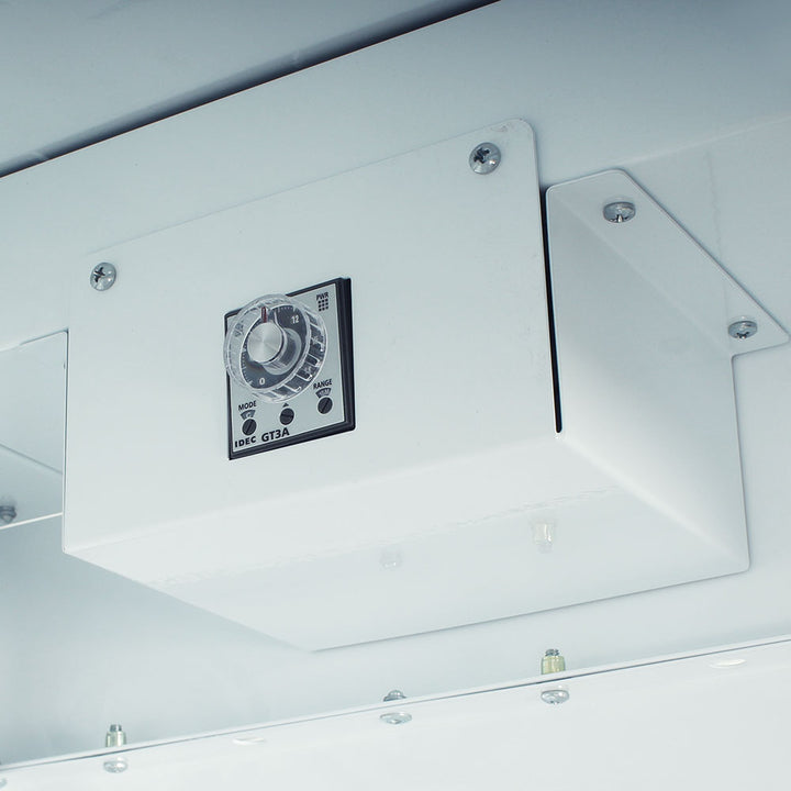 Dri-Scope Aid® drying cabinet timer closeup white model