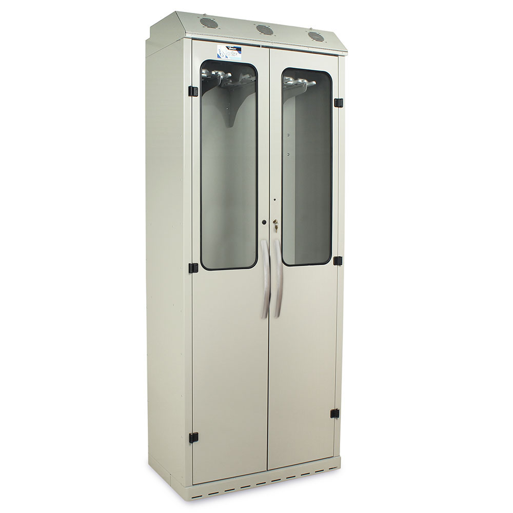 SureDry 14?Scope Drying Cabinet closed side view in gray finish