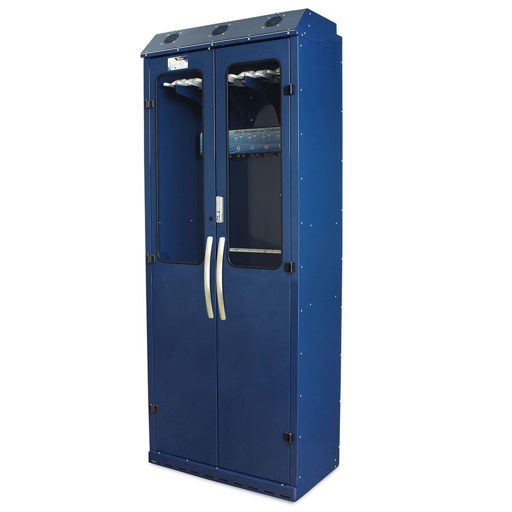 SureDry 14-scope cabinet with Dri-Scope Aid® navy side view