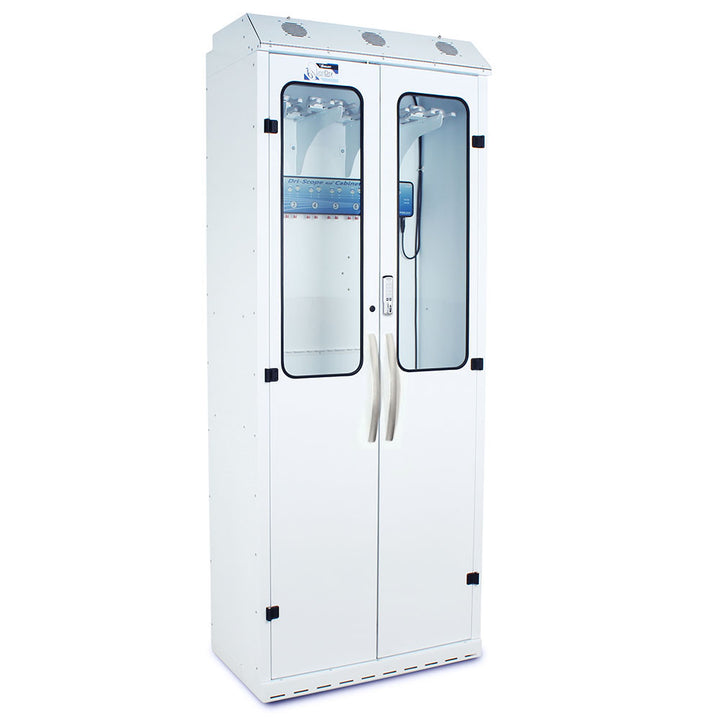 SureDry 14-scope cabinet with Dri-Scope Aid® white angled front