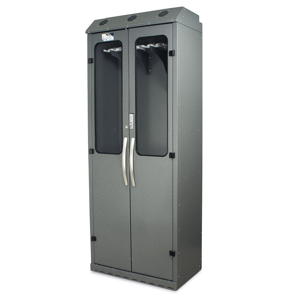 SureDry 14?Scope Drying Cabinet with E?Lock closed in high?temp gray finish