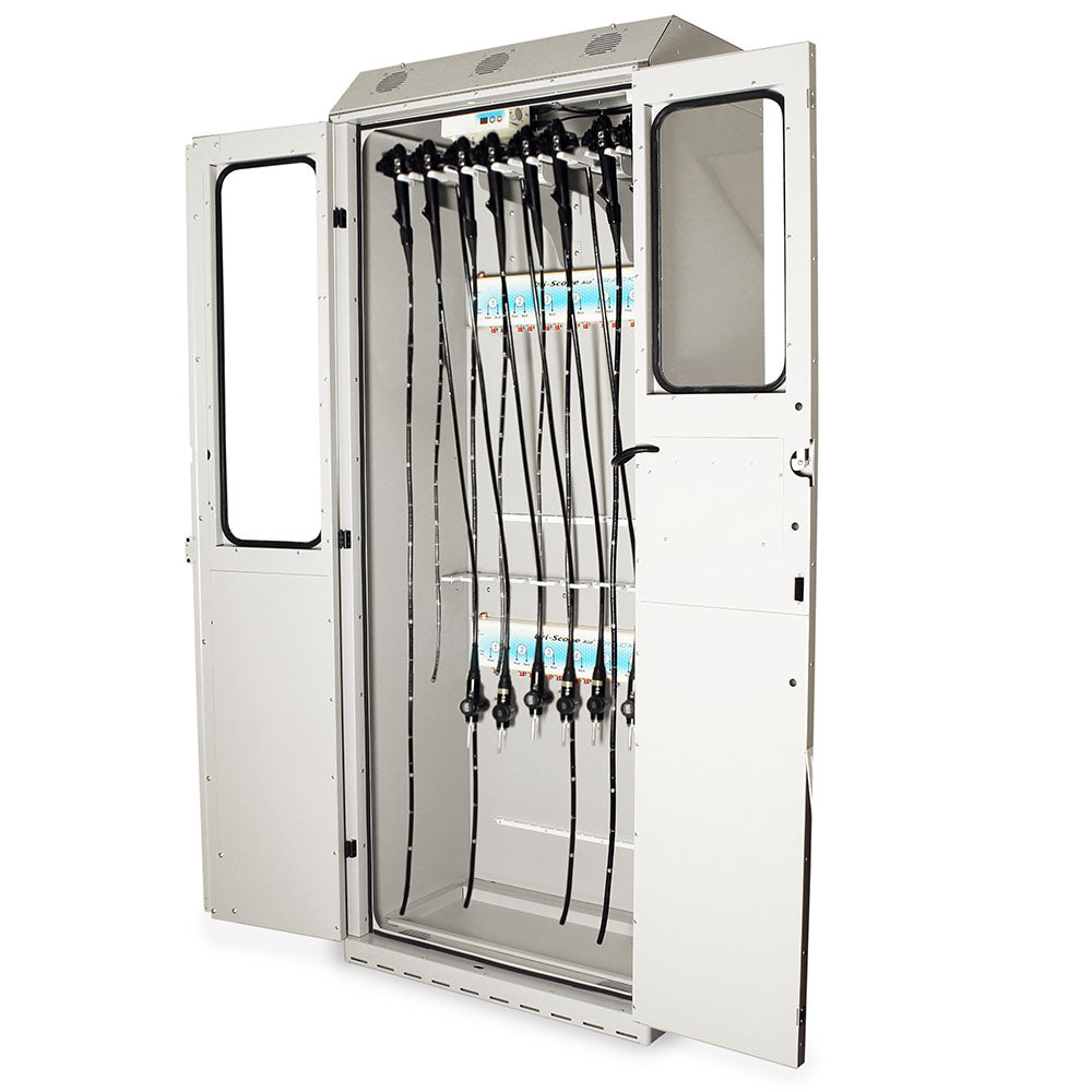 SureDry Cabinet with 14 mounted scopes, Dri-Scope Aid®, and smart drying