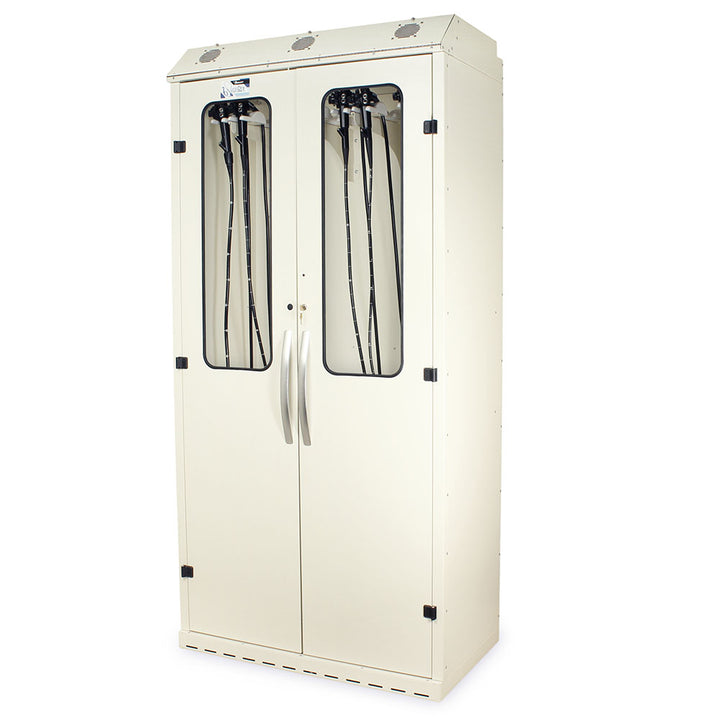 SureDry High Volume Positive Pressure Scope Cabinet closed in cream finish