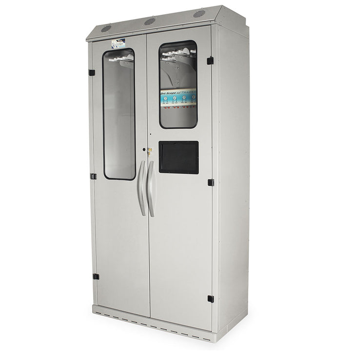 Side view of SureDry Smart 16 Scope Cabinet – model SC8044TD-T3316D in light gray