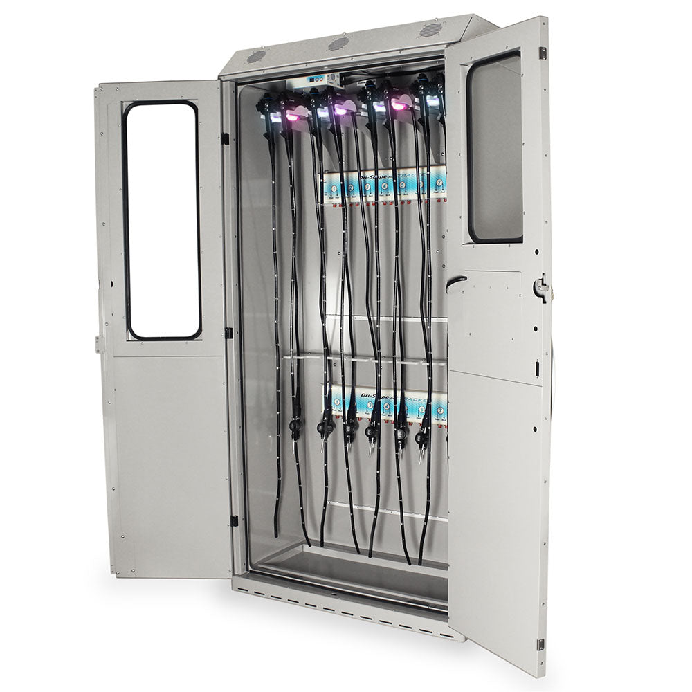 SureDry 16?Scope Cabinet with LED indicator lights and stainless finish
