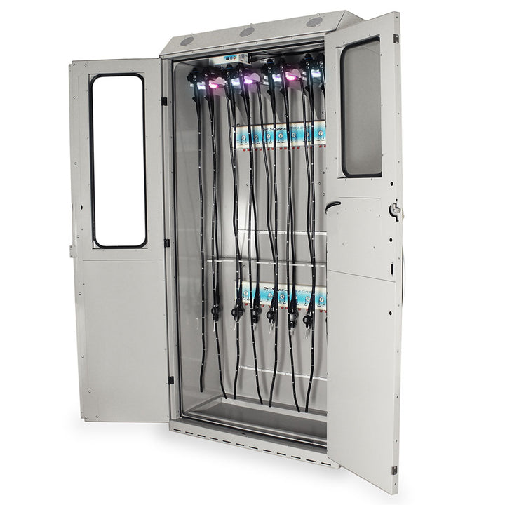 SureDry 16?Scope Cabinet with LED indicator lights and stainless finish