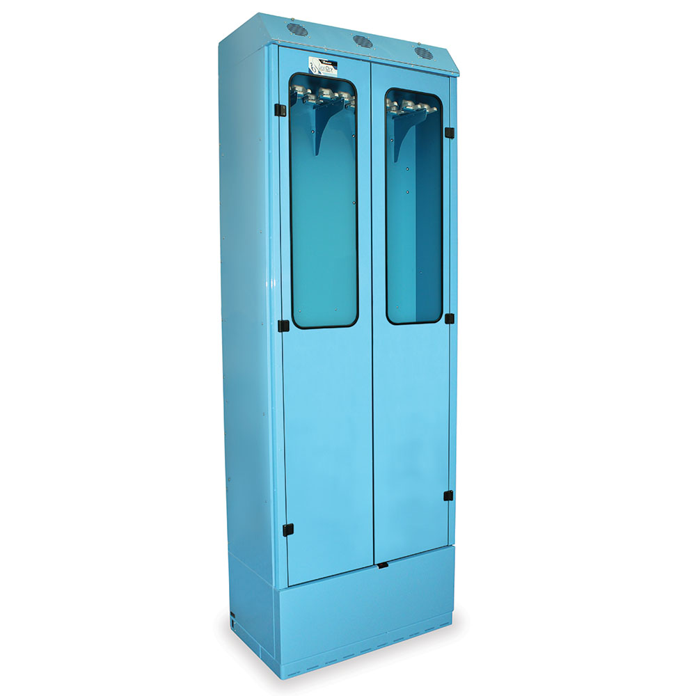 SureDry 14 Enteroscope Drying Cabinet – Tall light blue cabinet closed