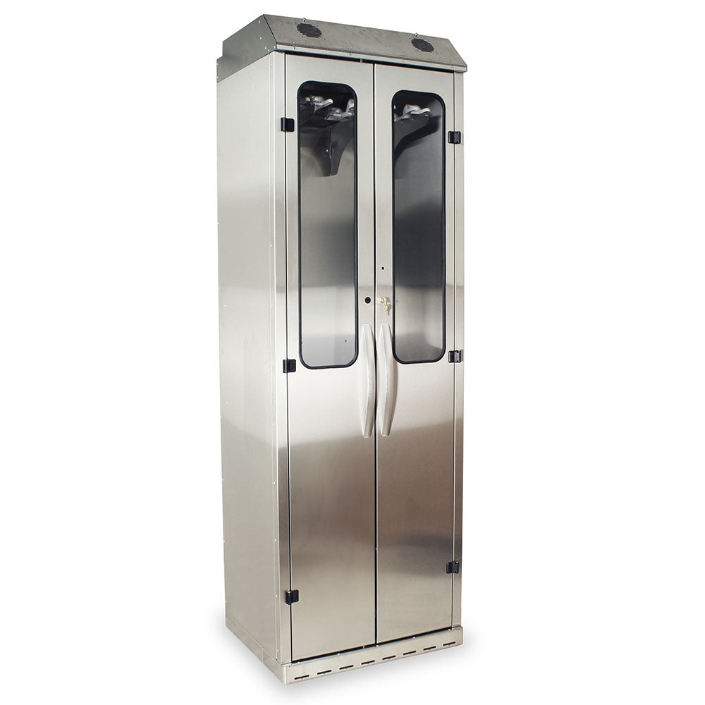 SureDry 10-Scope Stainless Steel Cabinet, right side closed view
