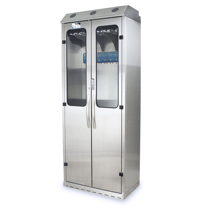 Stainless SureDry 14 Scope Cabinet with Dri-Scope Aid and E-Lock front left view