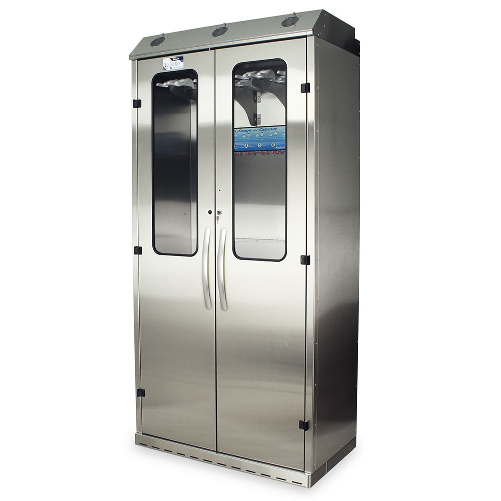 SureDry Stainless High Volume 16?Scope Cabinet closed front view