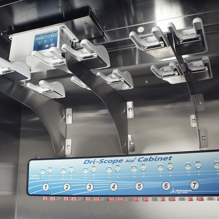 Removable drip tray close?up on SureDry Stainless High Volume Cabinet