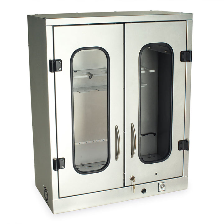 ENT drying cabinet closed front view with HEPA filtration