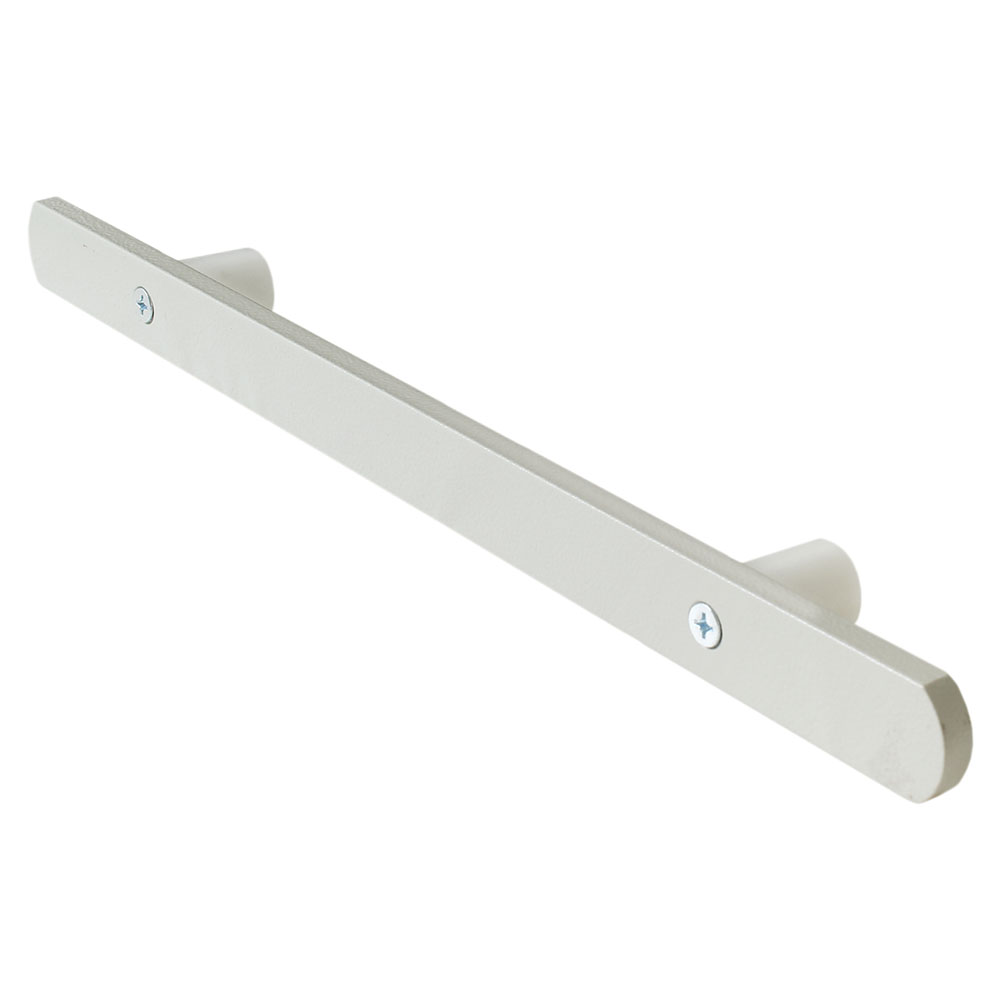 aluminum 16 inch push side rail for harloff medical cart silo view