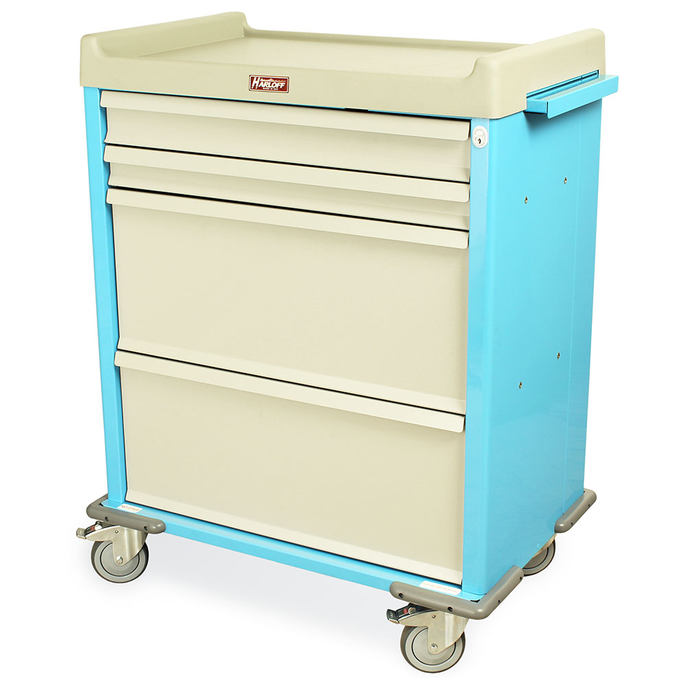 SL100DSPN Dispill med cart light blue finish left view