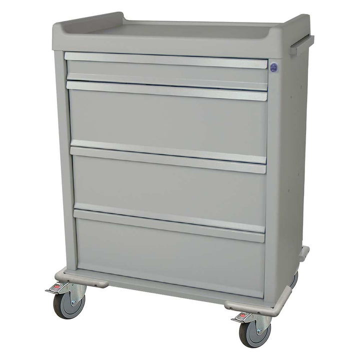 Punch Card Medication Cart for Senior Citizens – alternate angle with drawers closed