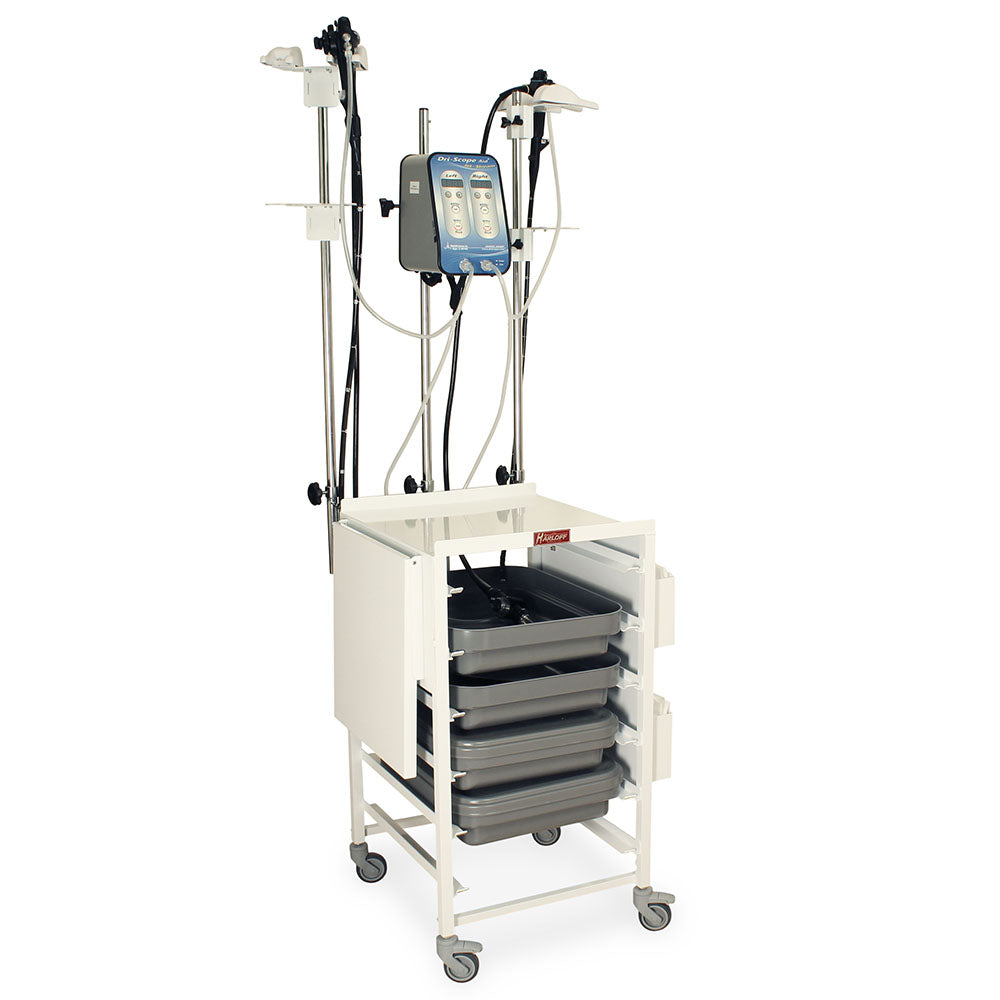 Harloff Jet Cart with side pockets and secure tray holding system