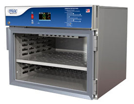 SWC243024-TS blanket and fluid warming cabinet installed in clinical setting
