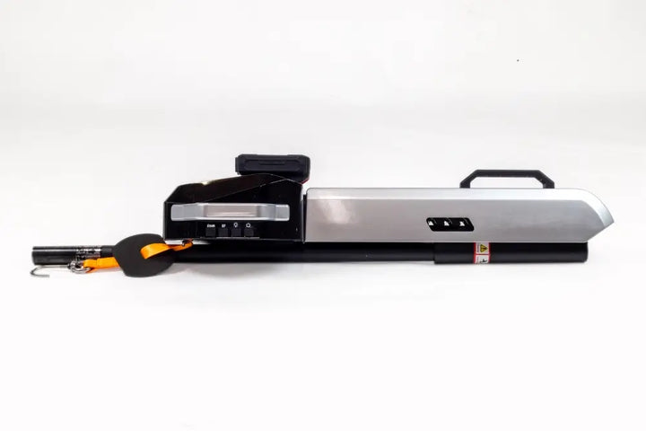 Atlas 4 portable scooter hoist folded for storage