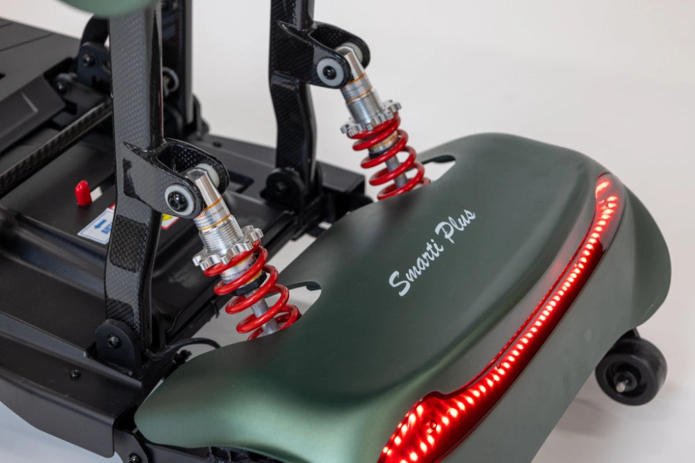 Smarti Plus foldable mobility scooter side profile