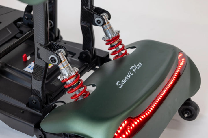 Smarti Plus foldable mobility scooter side profile