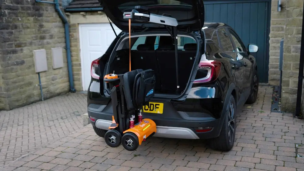 Atlas 4 removable boom compact storage feature